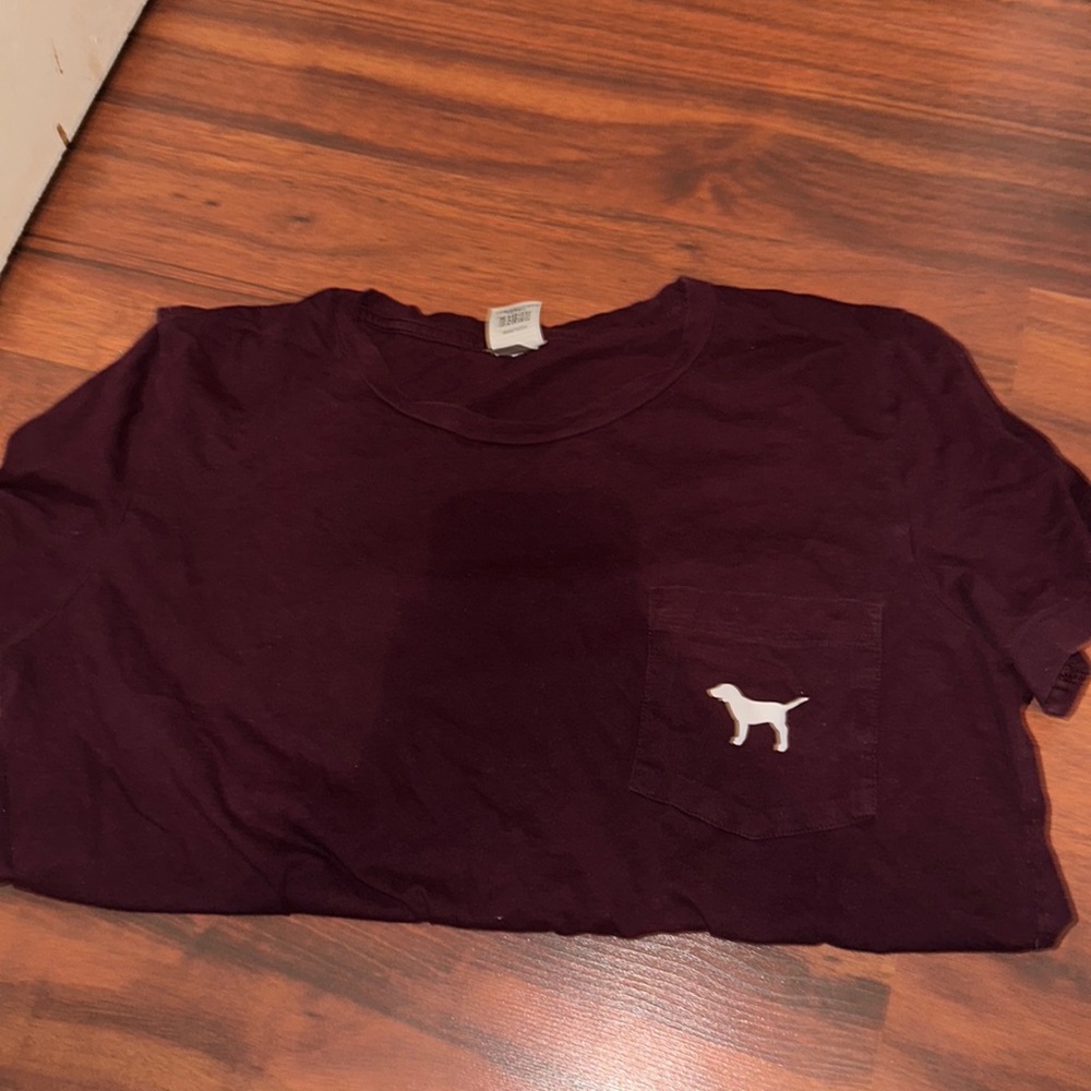 Maroon pink shirt